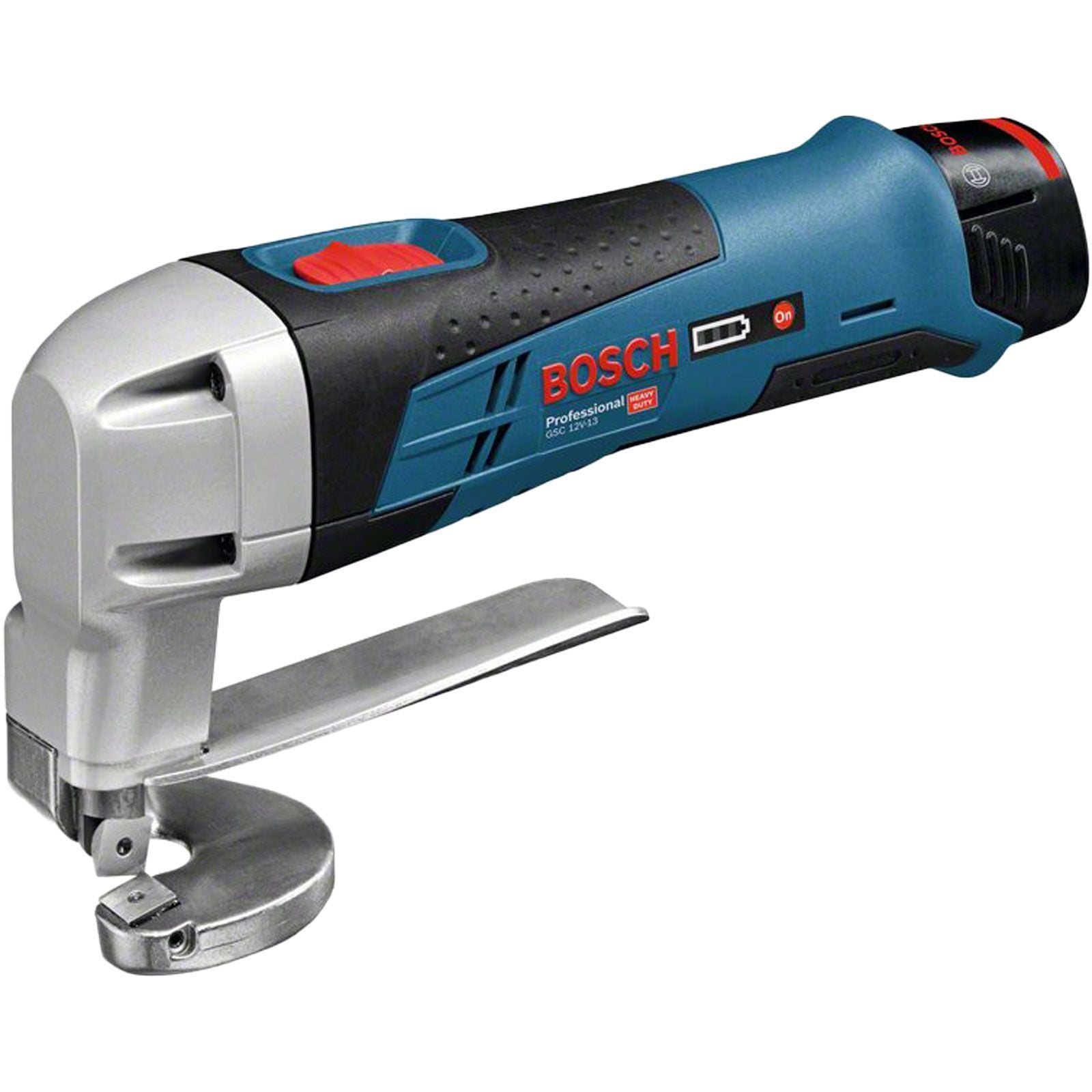 Bosch Akku-Blechschere GSC 12V-13 12 V / 2 x 2,0 Ah Akku in L-Boxx - 0601926108
