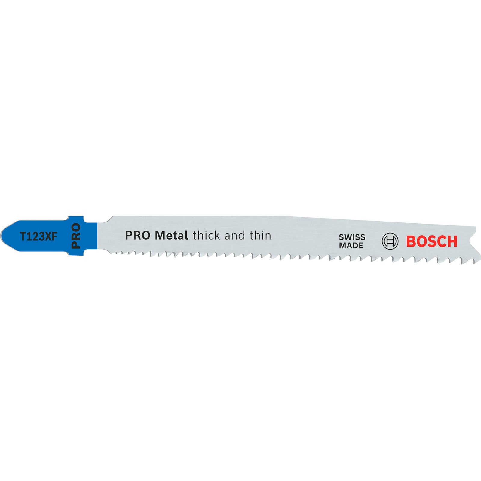 Bosch PRO Metal thick and thin T123XF Stichsägeblatt 100 mm 5-tlg. - 2608638473