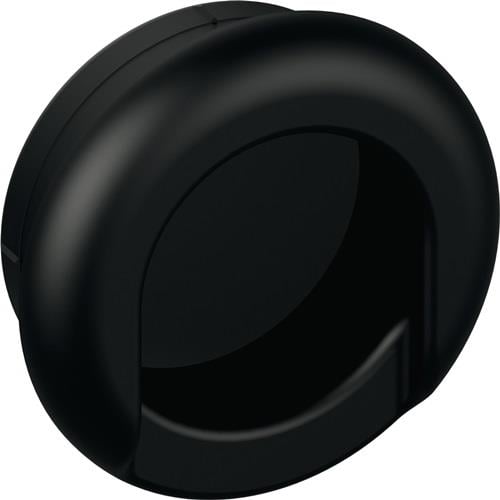 HEWI Einlassmuschel 535MLB PA ma 90 tiefschwarz L.42mm B.42mm - 535.42MLB 90