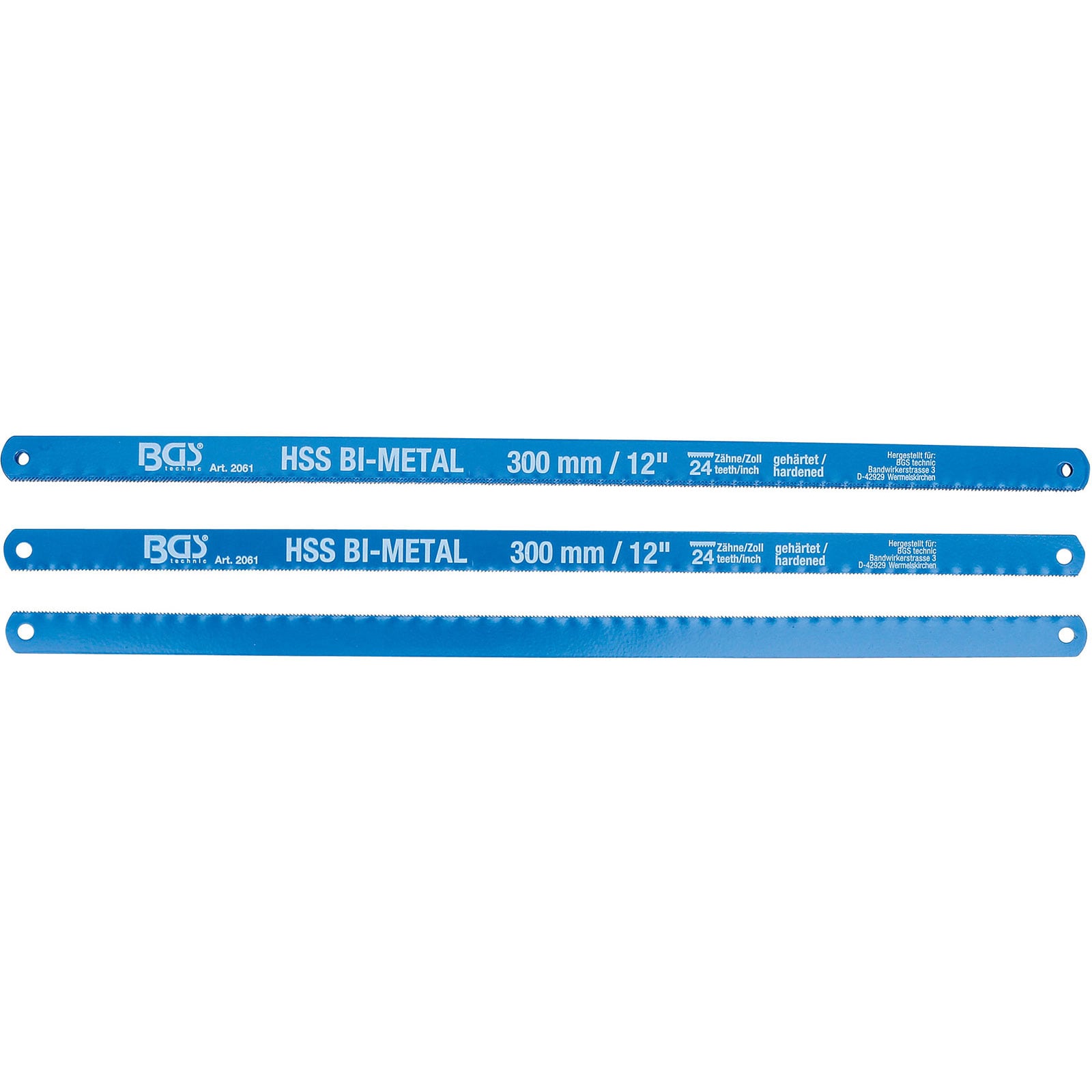 BGS Metallsägeblätter HSS flexibel 13 x 300 mm 10tlg. - 2061