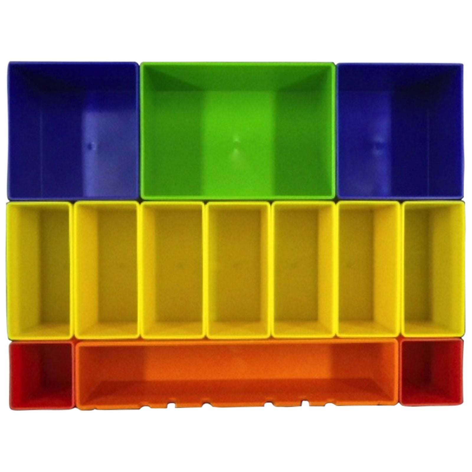 Makita Boxeneinsatz mit farbigen Boxen Einlage für MAKPAC - P-83652