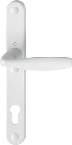 HOPPE 1/2 Profiltür-Garnitur NY 1810/3346SN Alu.F9016 PZ - 3256845