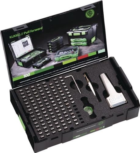 kukko Schlagzahlen-/Schlagbuchstabensatz 333 113-teilig mit Typenhalter - 333-050