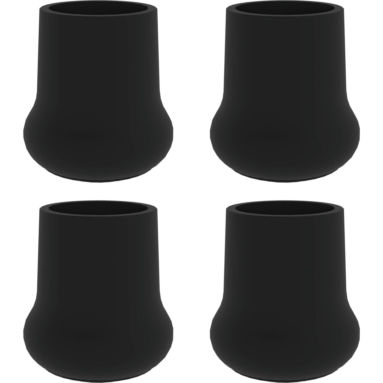 Günzburger Steigtechnik Außenschuh für Aluminium-Arbeitspodest starr Standard Ø 30 schwarz - 019250