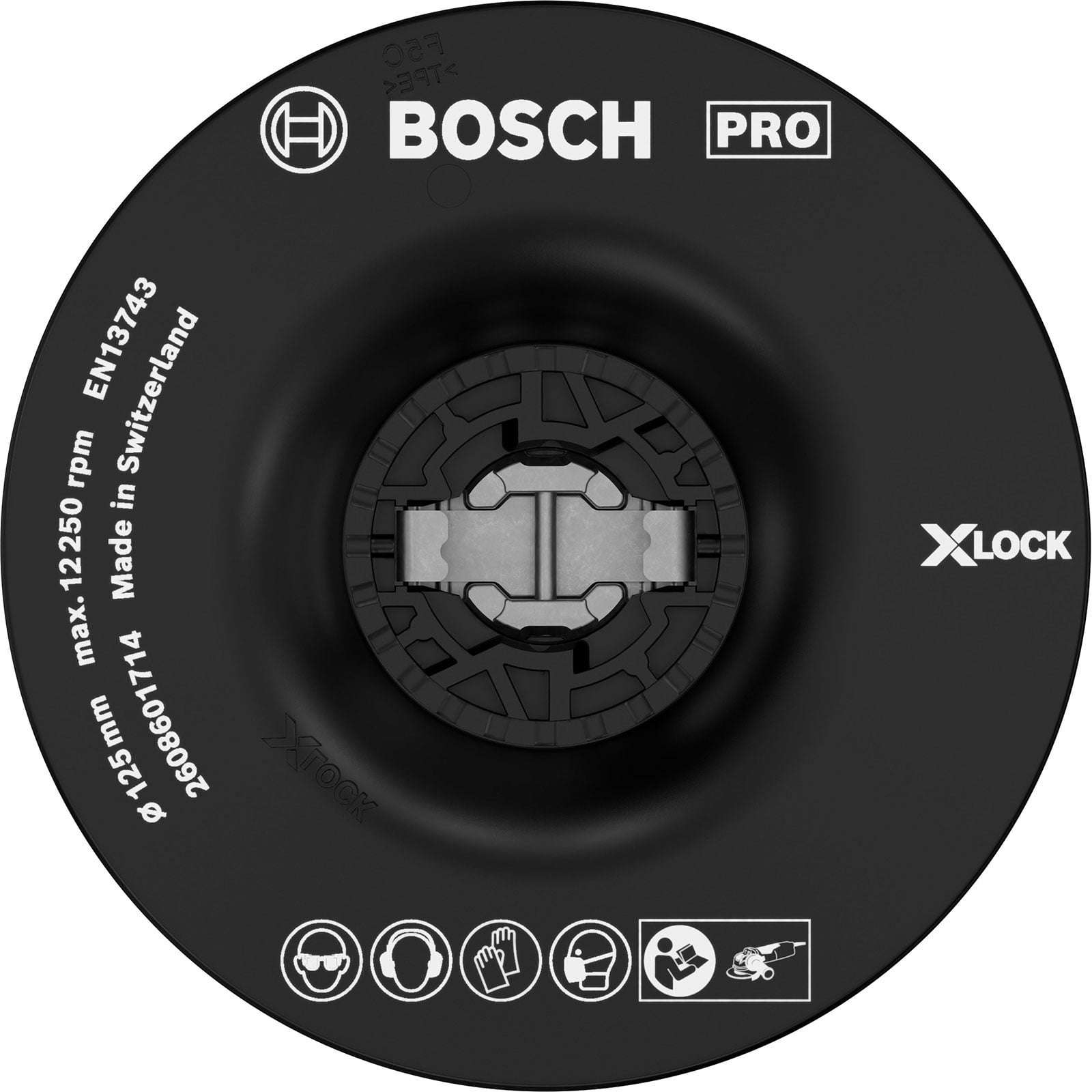 Bosch PRO Backing Pad X-Lock weich 125 mm weich - 2608601714