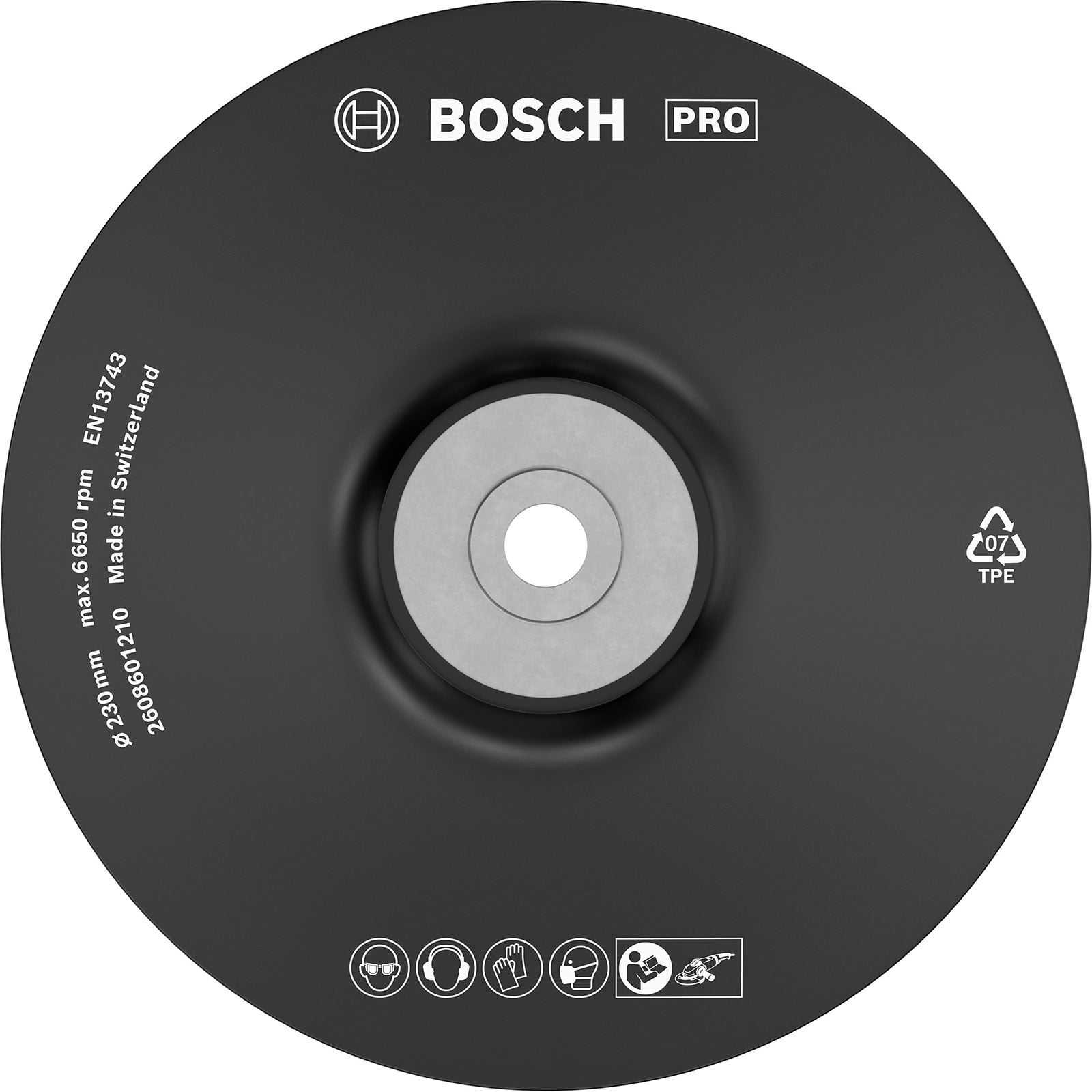 Bosch PRO Backing Pad weich 230 mm M14 weich - 2608601210