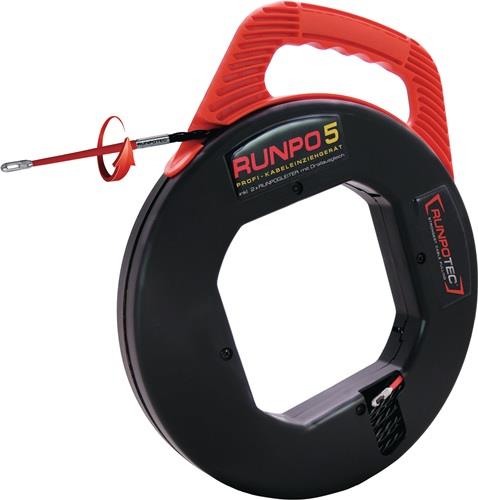 RUNPOTEC Kabeleinziehgerät RUNPO 5 Bandlänge 30 m Biegeradius 15 mm - 10014