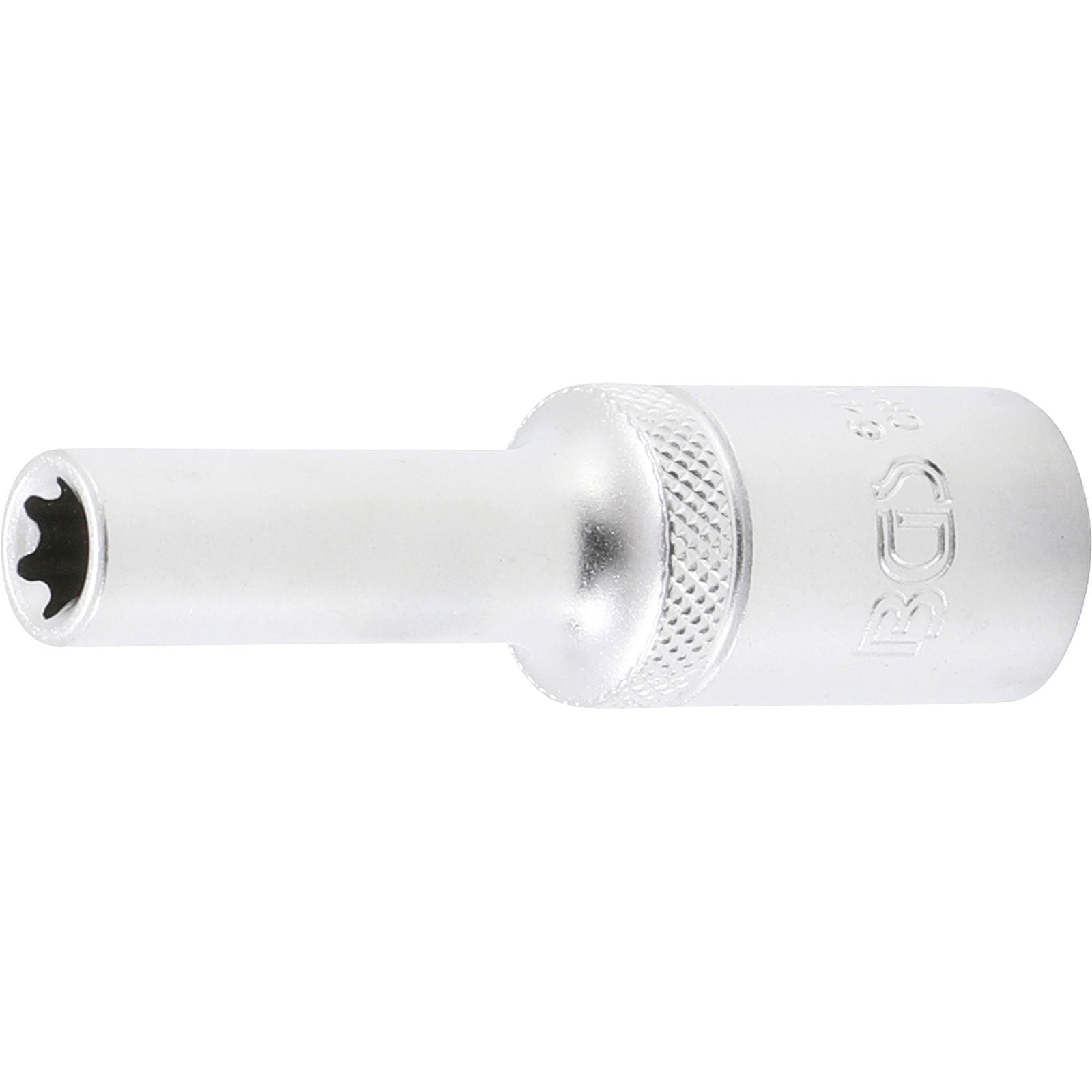 BGS Steckschlüssel-Einsatz E-Profil tief Antrieb Innenvierkant 12,5 mm (1/2") SW E10 - 6440