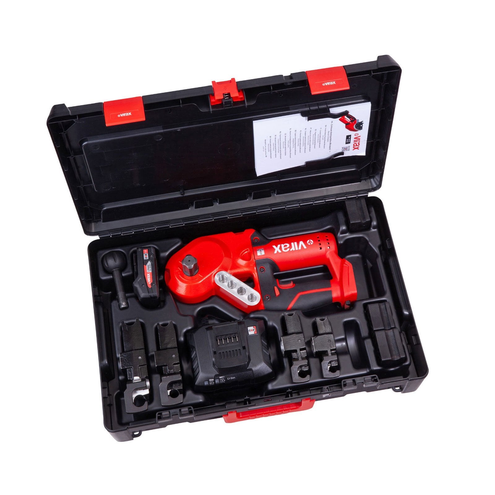 VIRAX Ministem® Bieger 18V 14-16-18-22mm Kompaktes und Leichtes 18V Biegegerät 4,9 kg / 1x 2,0 Ah Akku + Ladegerät in Virabox - 251774