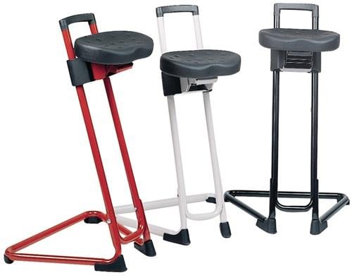 Lotz Stehhilfe Integralschaum Gestell lichtgrau Sitzhöhe 600 - 850 mm - 3600.11 81SL00