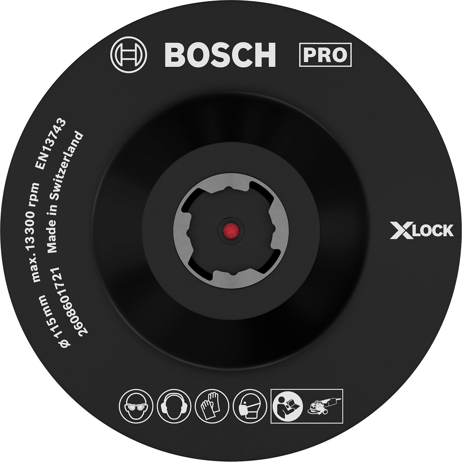 Bosch PRO Backing Pad X-Lock 115 mm Klettverschluss - 2608601721