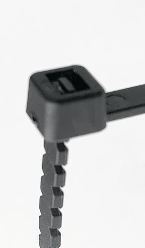 Kabelbinder DREH u.AB L.150mm B.2,8mm PA 6.6 schwarz (UV-stabilisiert) 100St./BT