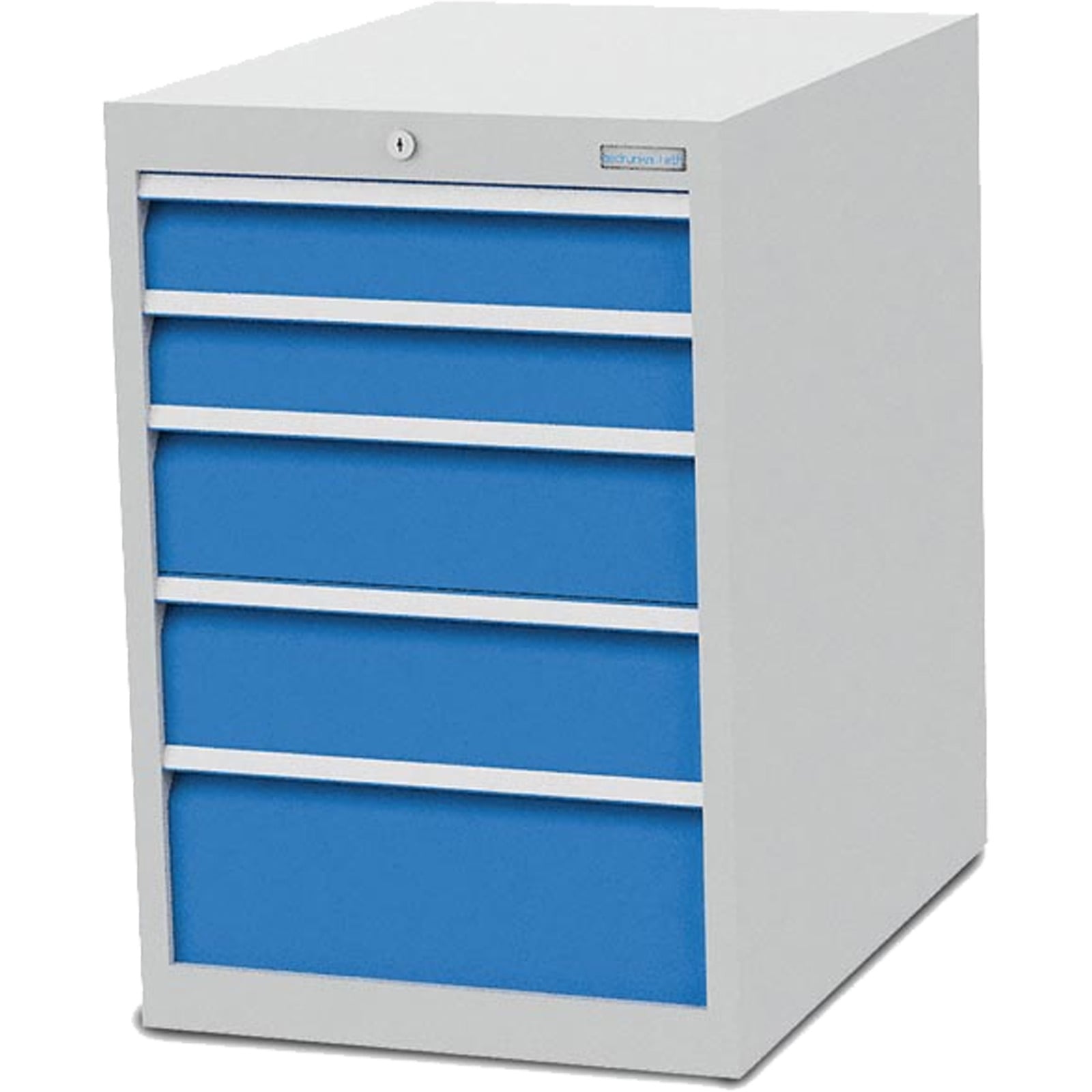 Bedrunka+Hirth Schubladenschrank Tiefe 736 mm R 18-24 5x Schublade BxTxH 555x736x 819 mm - 580/0221V10A