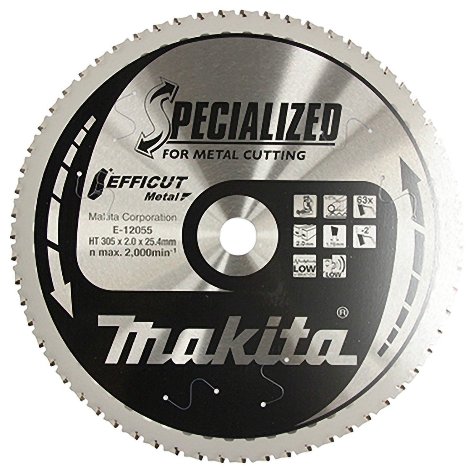 Makita EFFICUT Sägeblatt Metall 305 x 25,4 x 63Z - E-12055