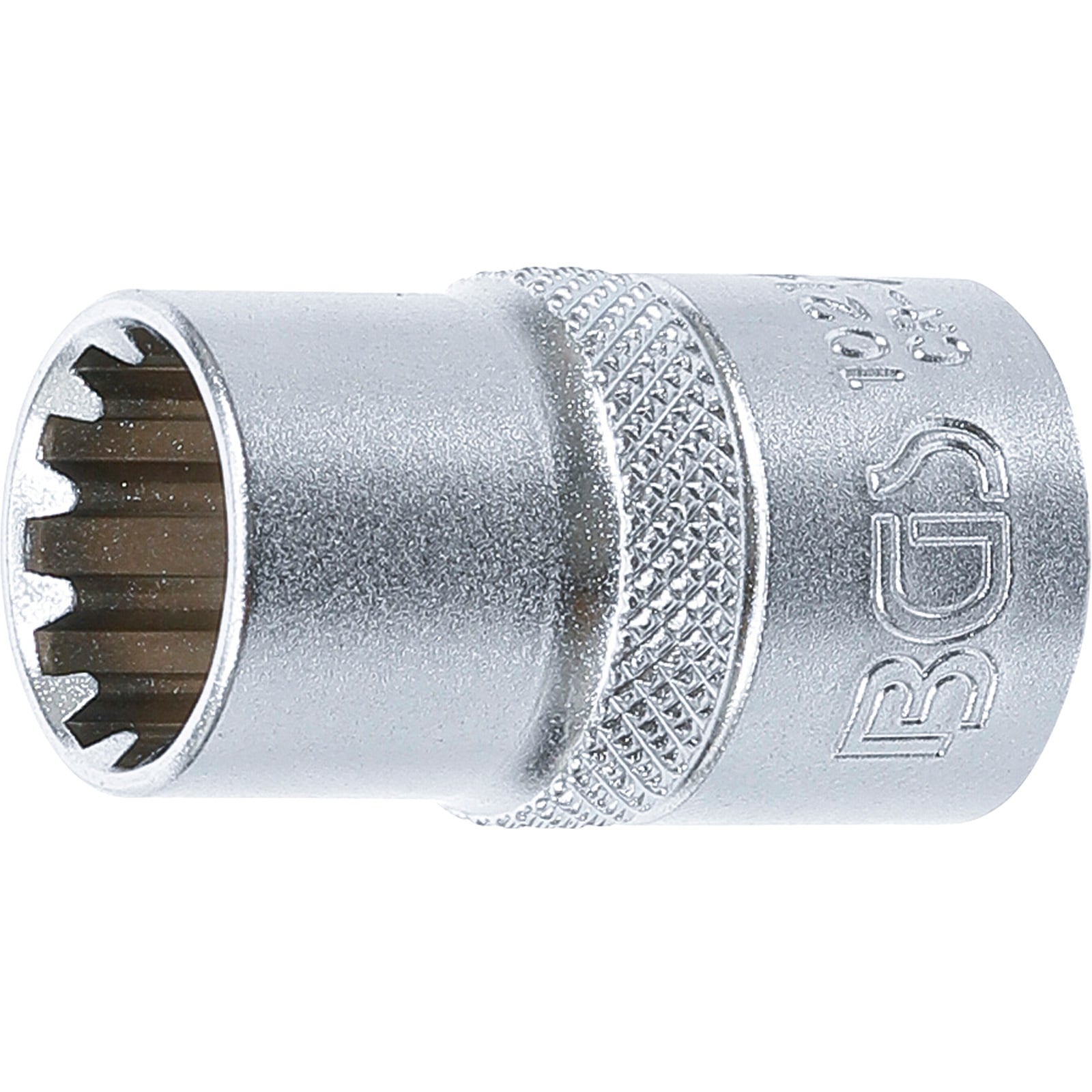BGS Steckschlüssel-Einsatz Gear Lock Antrieb Innenvierkant 12,5 mm (1/2") SW 14 mm - 10214