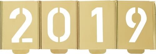 kukko Signierschablonensatz 327 Zahlen 0 - 9 - 327-100-Z