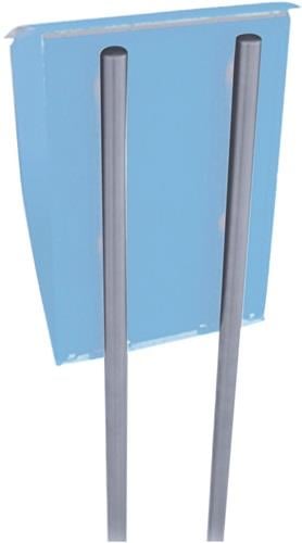 BURG-WÄCHTER Briefkastenständer Univ. 150 z. Einbetonieren VA Edelstahl - UNIVERSAL 150 NI