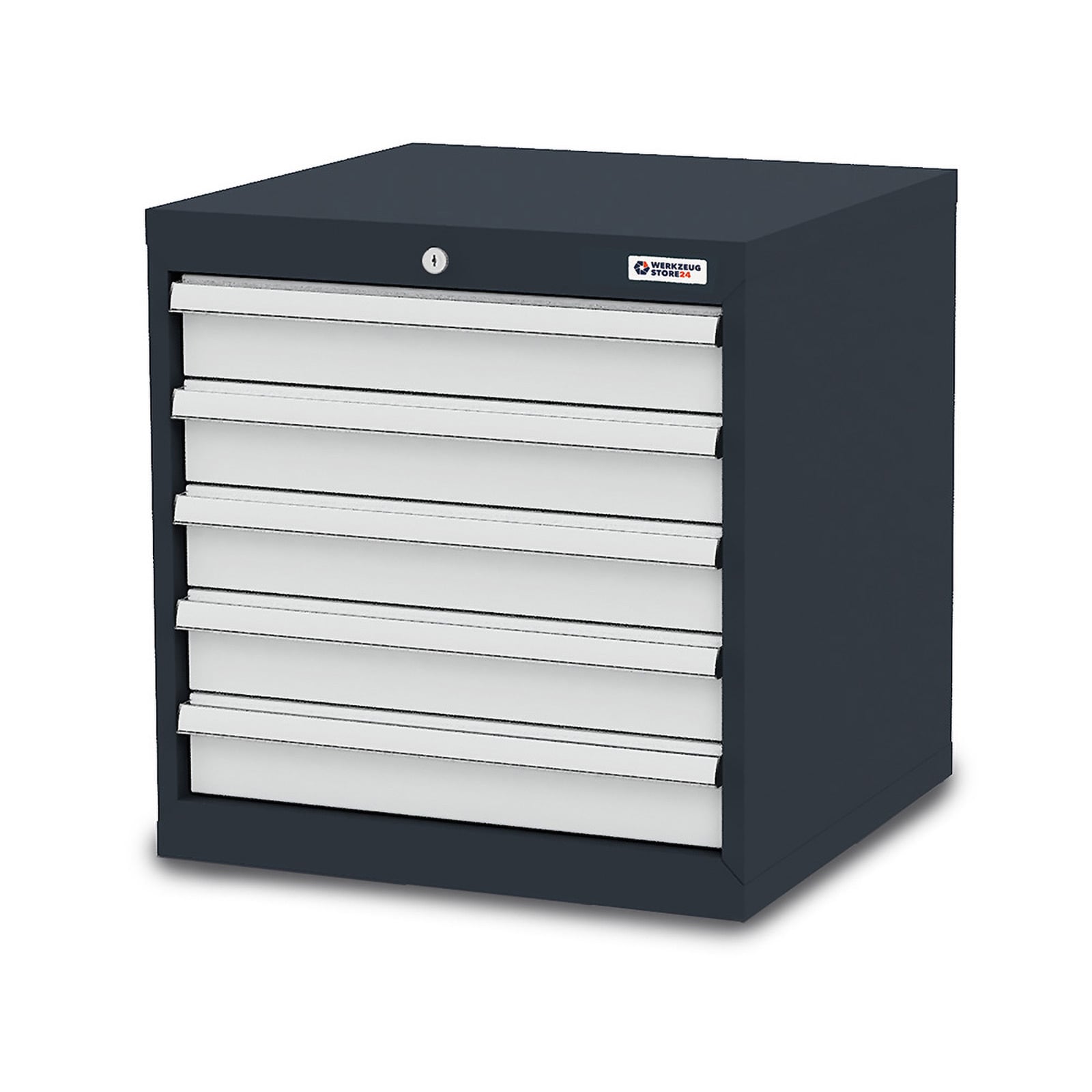 WS24 Schubladenschrank Schubladen: 5 x 100 B x T x H 600 x 575 x 620 mm - WS24-100186