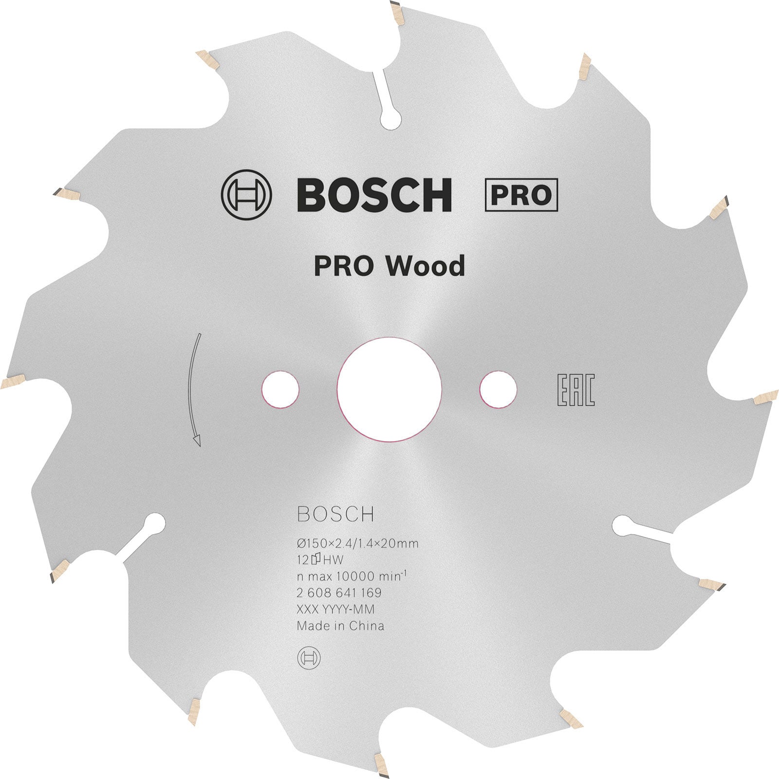 Bosch PRO Wood Kreissägeblatt 150 x 2,4 x 20 mm - 2608641169