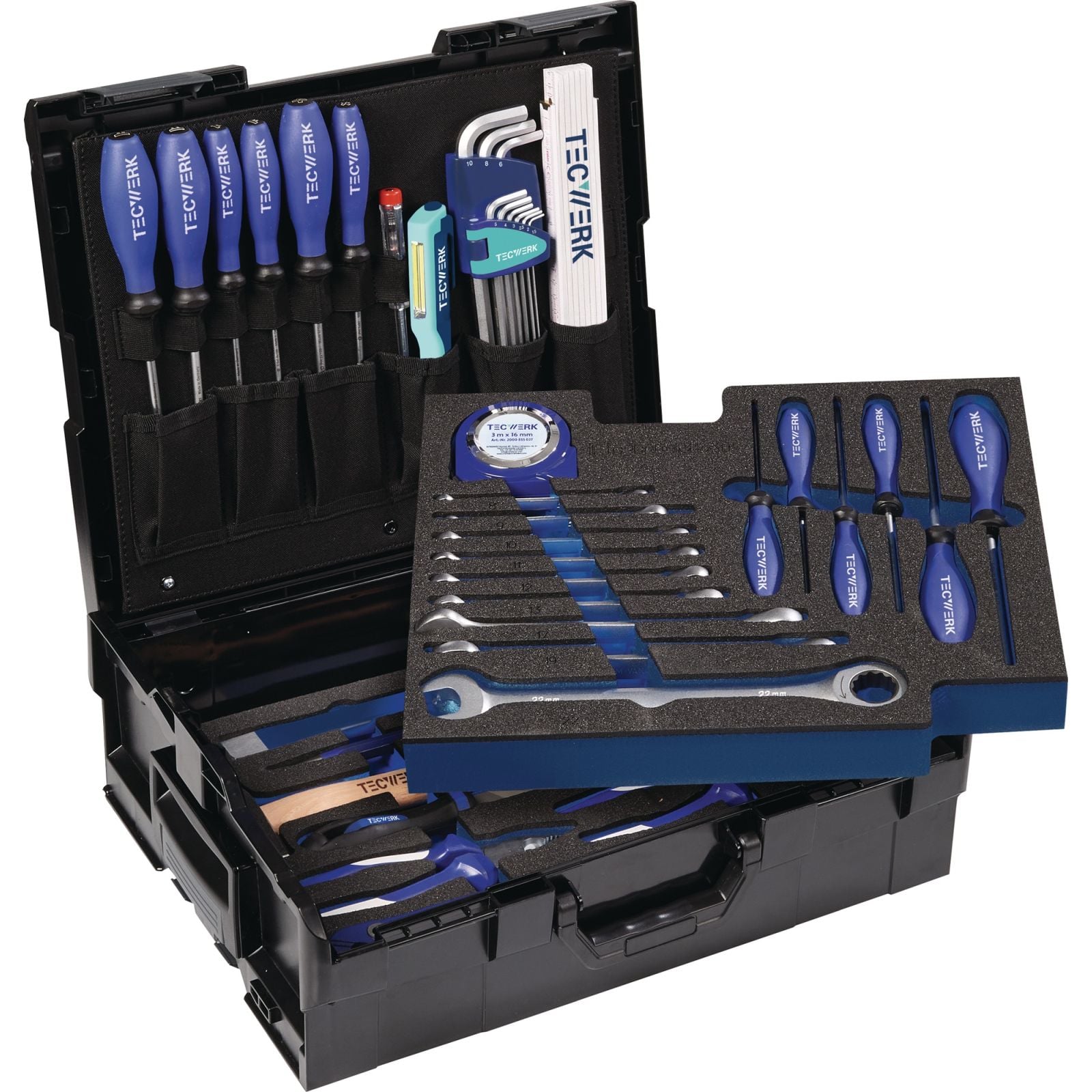 Werkzeugsortiment Univ.44-tlg.L-Boxx TECWERK
