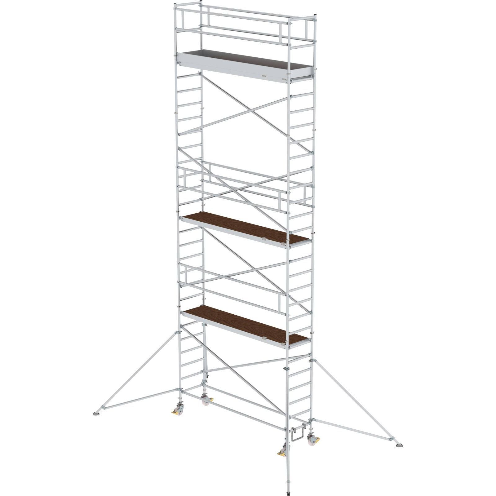 Günzburger Steigtechnik Rollgerüst 0,75 x 3 m mit Ausleger Plattformhöhe 7,35 m - 156746