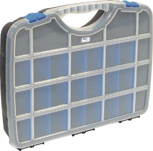 Sortimentskasten Basic Line B312xT238xH51mm 24 Fächer m.Profilraster