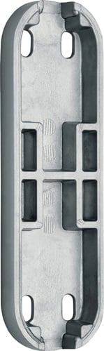 DENI Untersatz zu Türtreibr.Vario f.aufliegende Stangen silber elox - 4225 0000 01