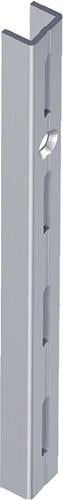 ELEMENT SYSTEM Wandschiene L.500 mm weiß Stahl einreihige Lochung - 10000-00000
