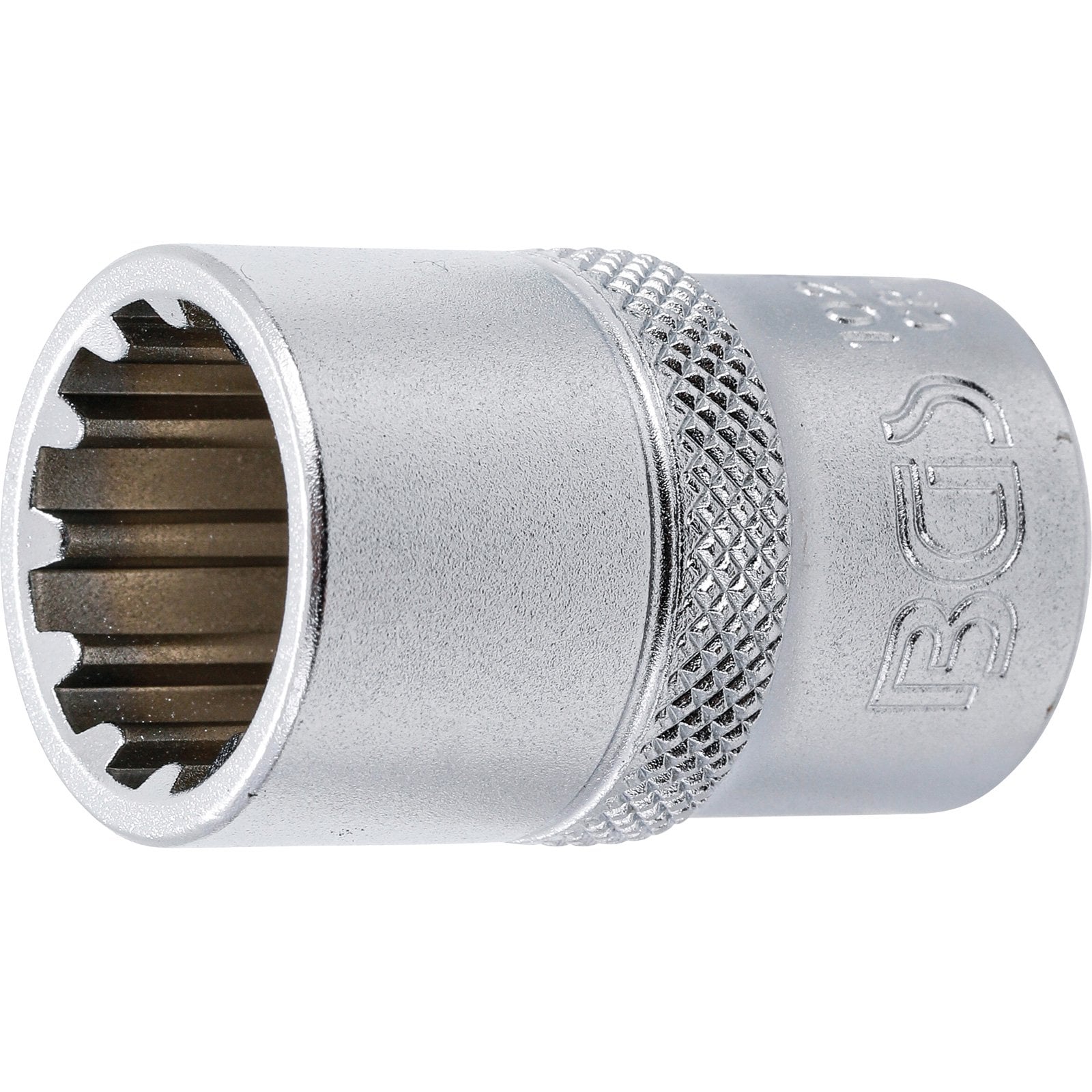 BGS Steckschlüssel-Einsatz Gear Lock Antrieb Innenvierkant 12,5 mm (1/2") SW 16 mm - 10216