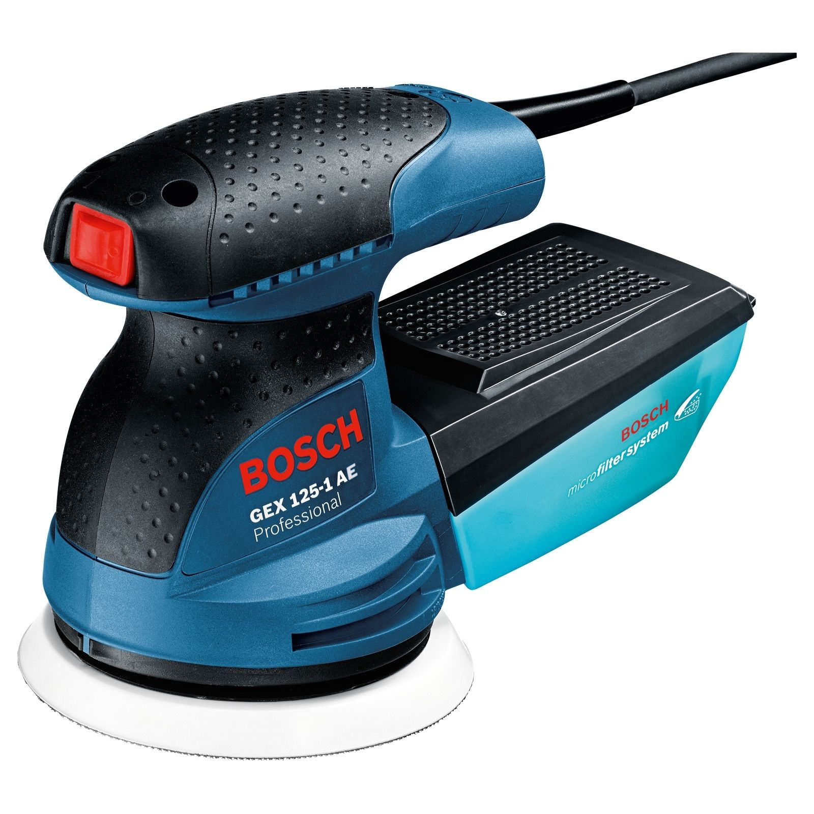 Bosch Exzenterschleifer GEX 125-1 AE 250 W inkl. Schleifblätter im Koffer - 0601387504
