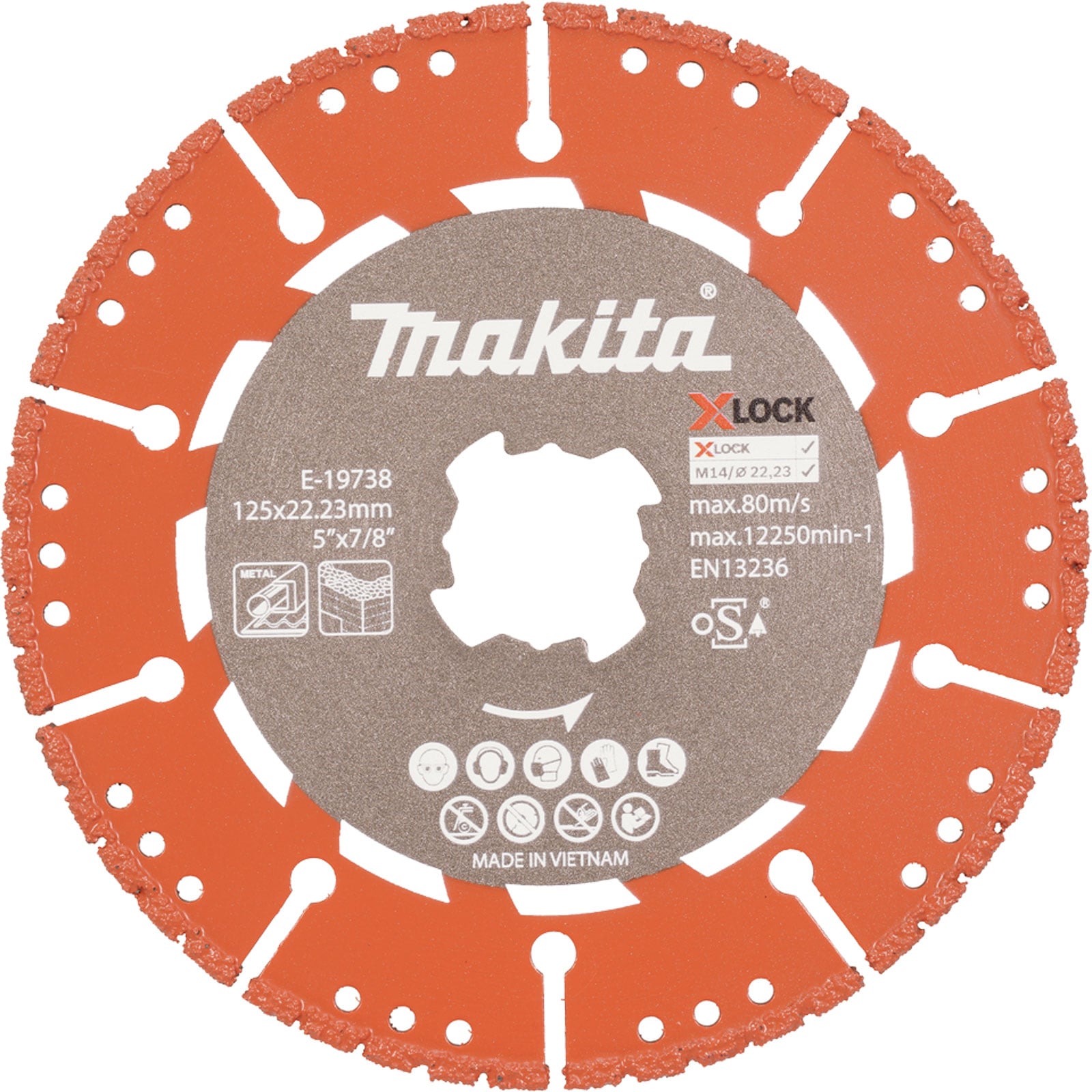 Makita E-19738 Diamanttrennscheibe Rescue 125 mm