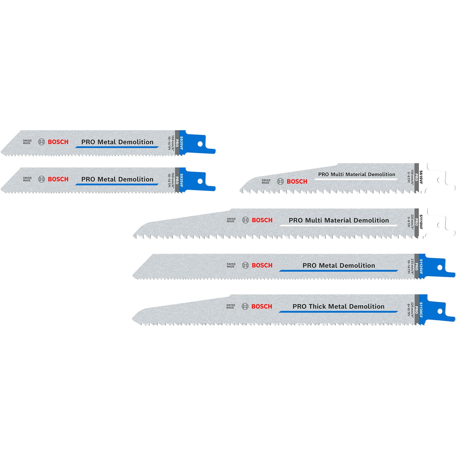 Bosch PRO Demolition Blade Set 6-tlg. - 2607011820