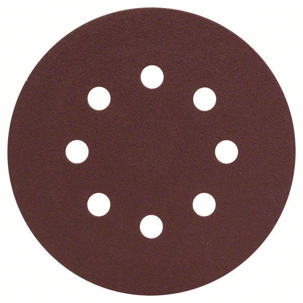 Bosch Schleifblatt-Set für Exzenterschleifer 25tlg. gelocht 125 mm 120 - 2607019494