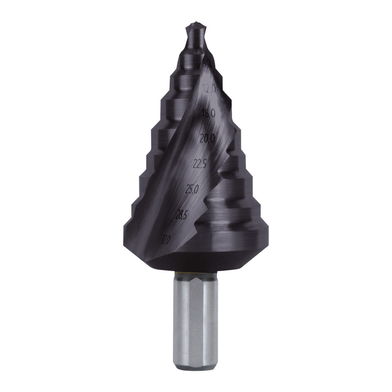 RUKO Stufenbohrer HSS Gr. 12, TiALN - 101096F