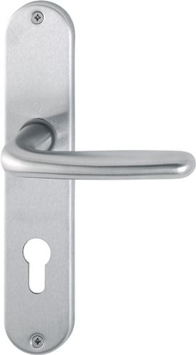 HOPPE Langschildgarnitur Cardiff E1850Z/302 VA F69 PZ 72mm DIN L/R - 2423699