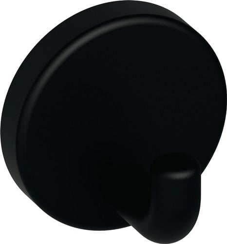 HEWI Einzelhaken 801.90B010 rechtwinklig gebogen 30 mm Polyamid ma 90 tiefschwarz - 801.90B010 90