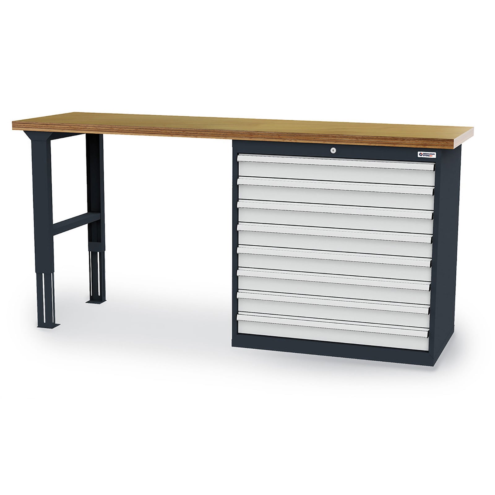 WS24 Reihenwerkbank B x T x H 2.000 x 600 x 960 mm - WS24-100324