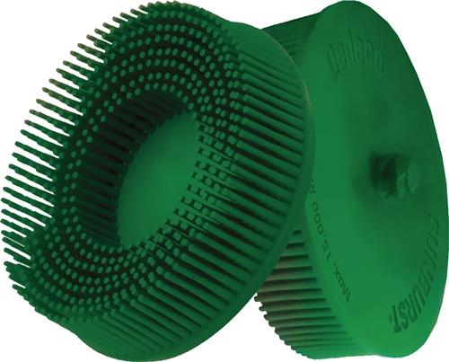 Radialbürstenscheibe Sunburst D.76mm K.50 A50 XCRS B.76 grün 20000min-¹ TYROLIT