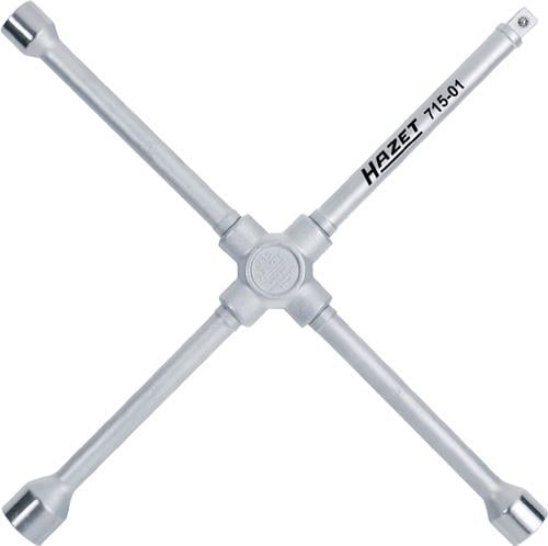 Hazet Kreuzschlüssel 715-01 17 x 19 x 22 x 12,5 (1/2″ 4-kant) - 715-01