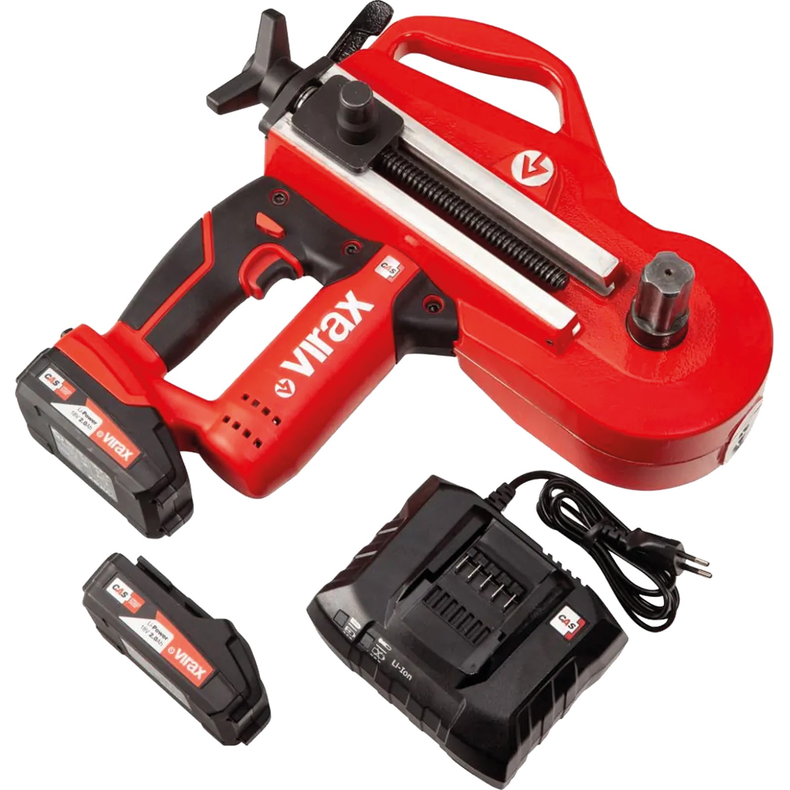 VIRAX tragbare elektrische Biegemaschine 18V Eurostem III 15-18-22-28 mm INOX - 251849