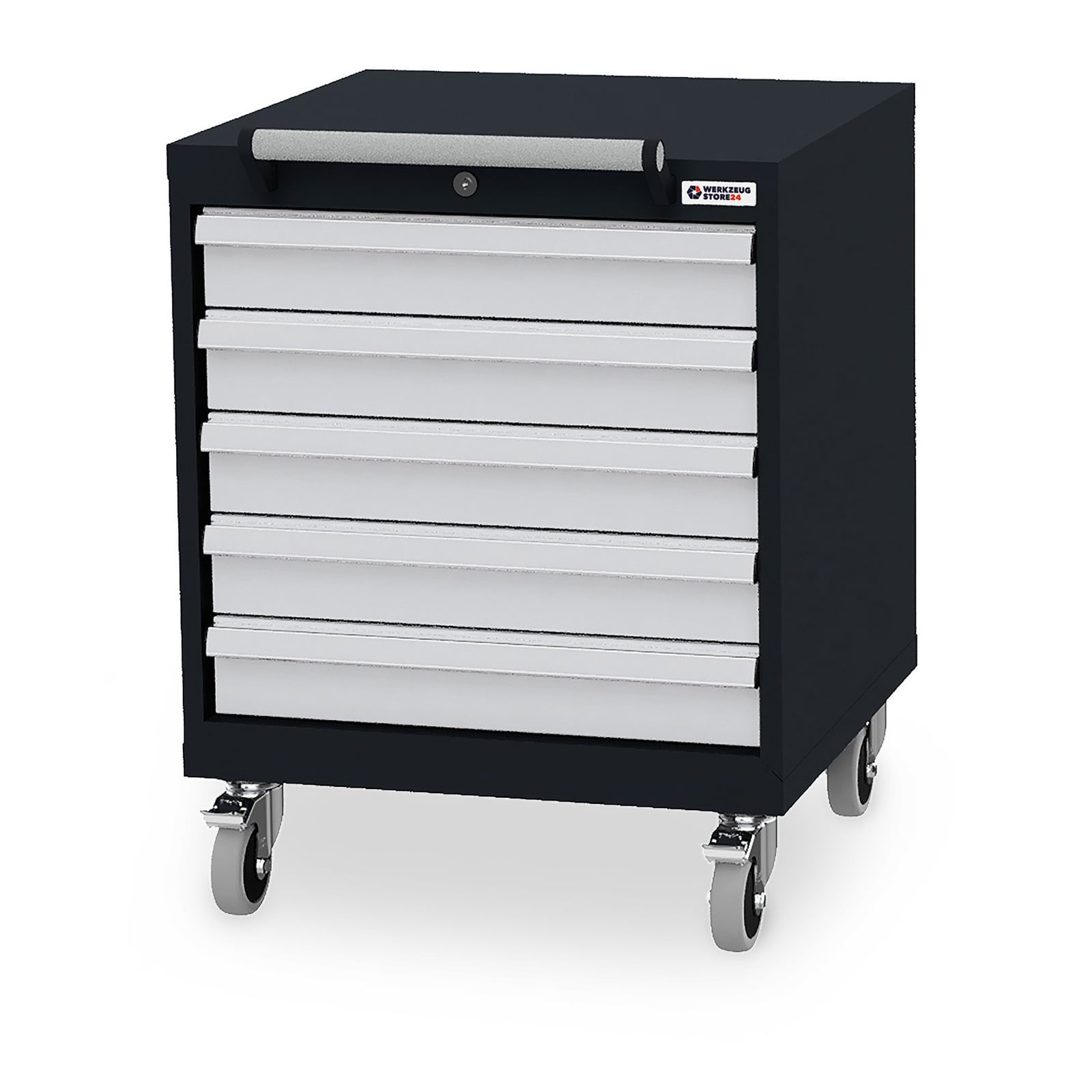 WS24 Mobiler Schubladenschrank B x T x H 600 x 575 x 790 mm - WS24-100187