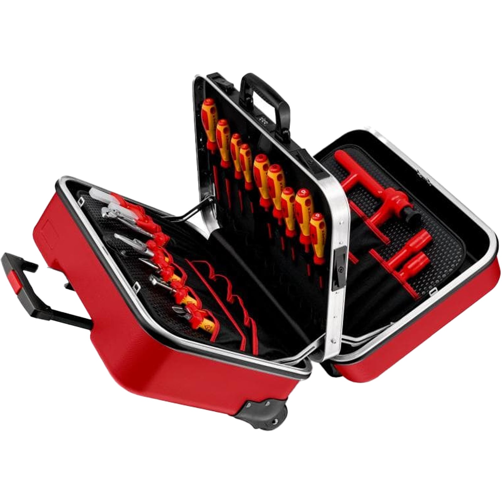 Knipex Werkzeugkoffer "BIG Twin Move RED" bestückt - 989915