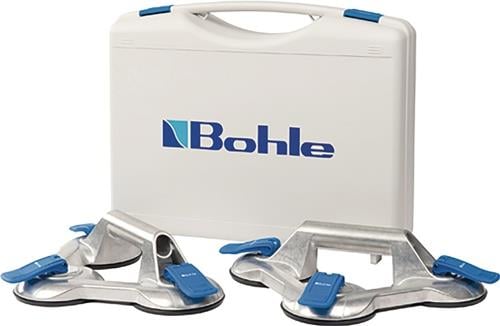 VERIBOR Saugheber-Set Trgf.100kg Kopf-D.120mm 3 Köpfe Alu.2 St./Set - BO S3.021