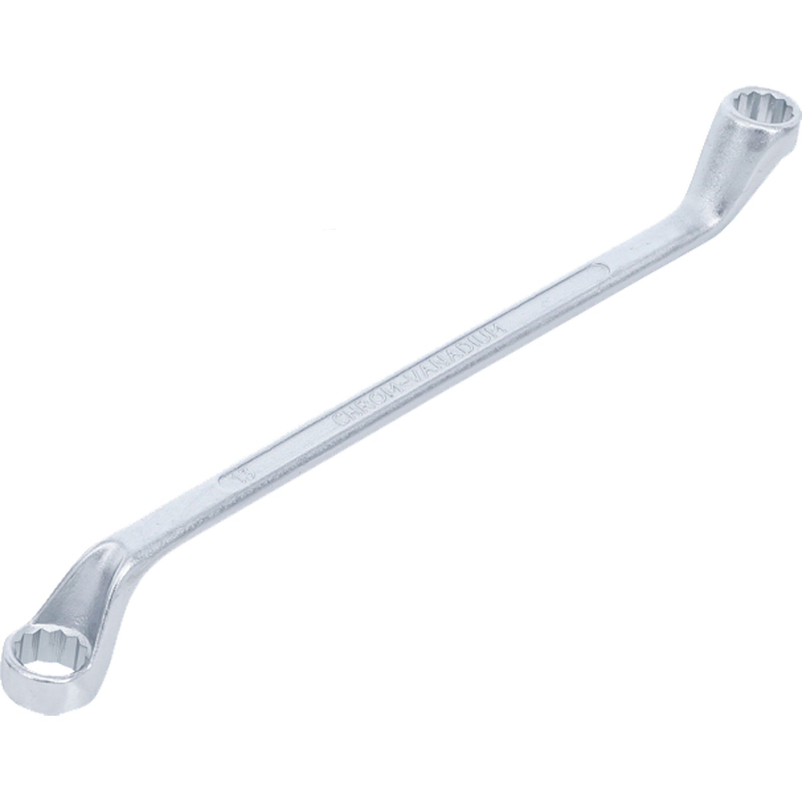 BGS Doppel-Ringschlüssel gekröpft SW 12 x 13 mm - 1214-12x13