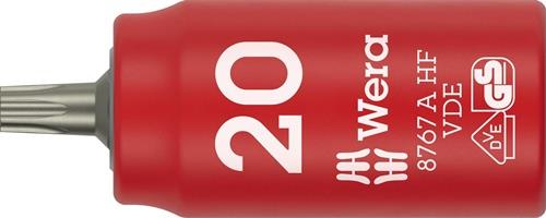 Steckschlüsseleinsatz 8767 A VDE HF 1/4 Zoll TX 20 L.36mm WERA