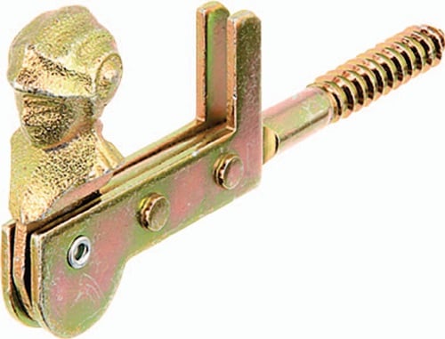 GAH Alberts Fensterladenfeststeller L.115mm STA galv.gelb verz.m.Anschlag - 314743