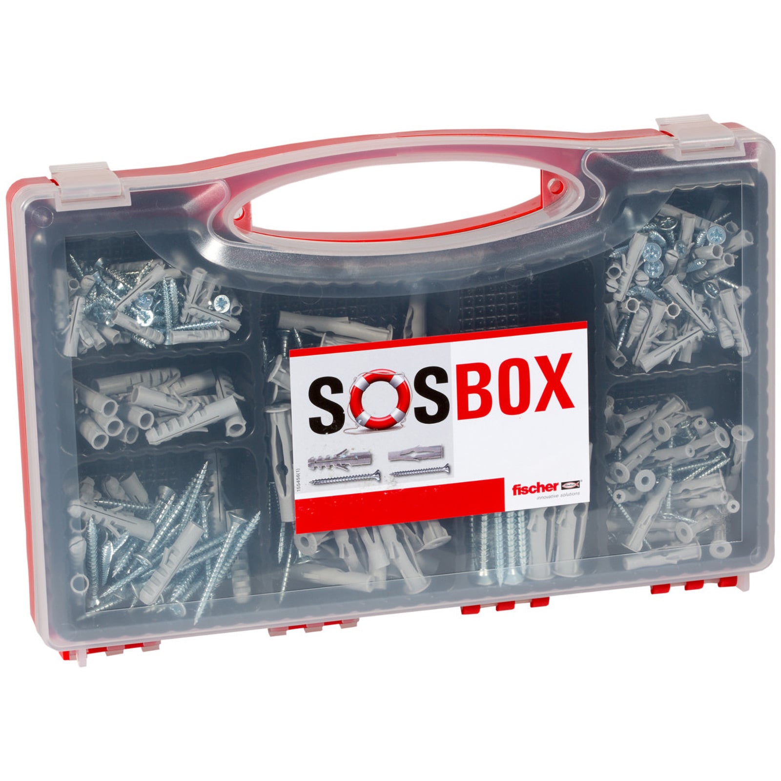Fischer SOS-Box Dübel S + FU + Schrauben - 533629