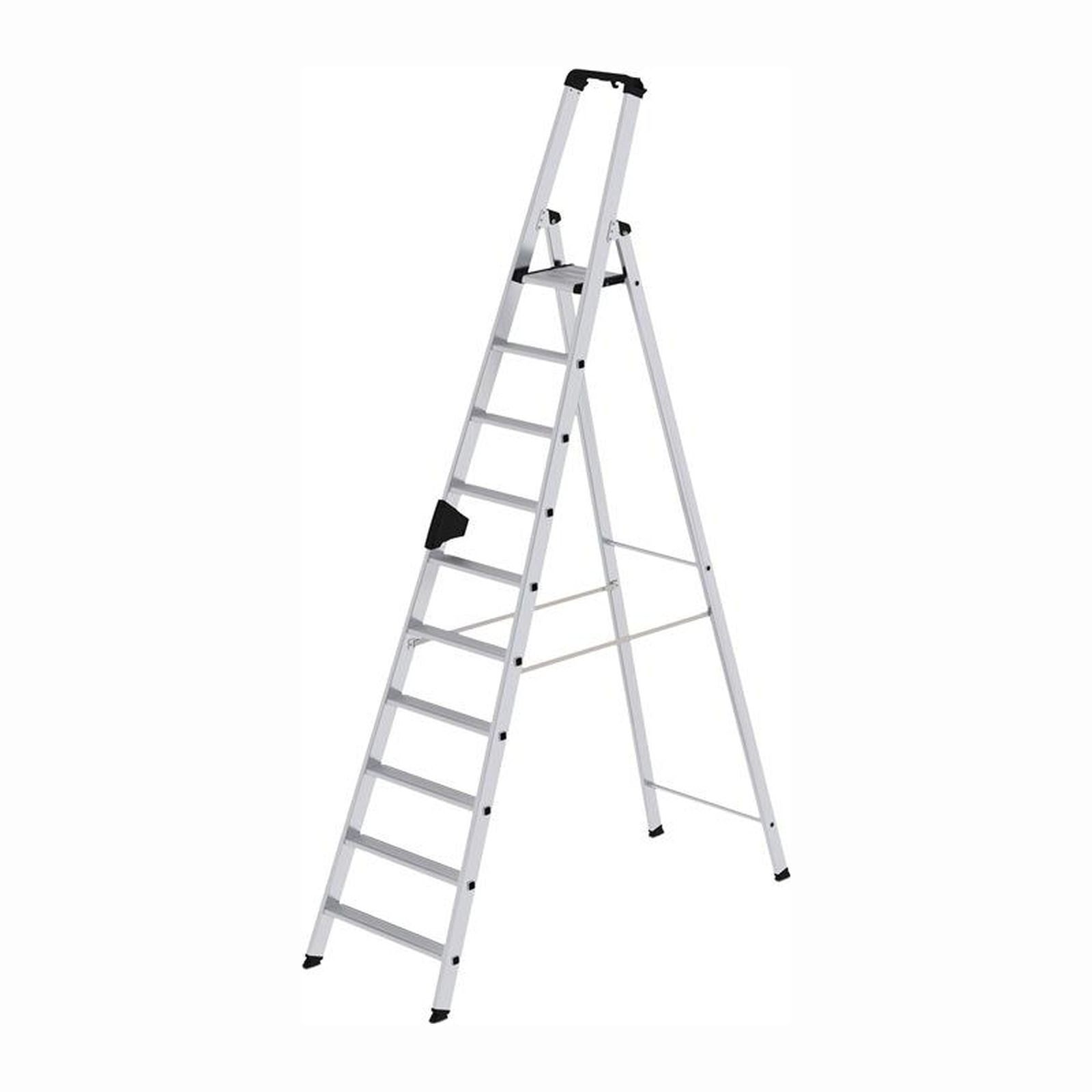 Günzburger Steigtechnik Stufen-Stehleiter einseitig begehbar 10 Stufen - 040110