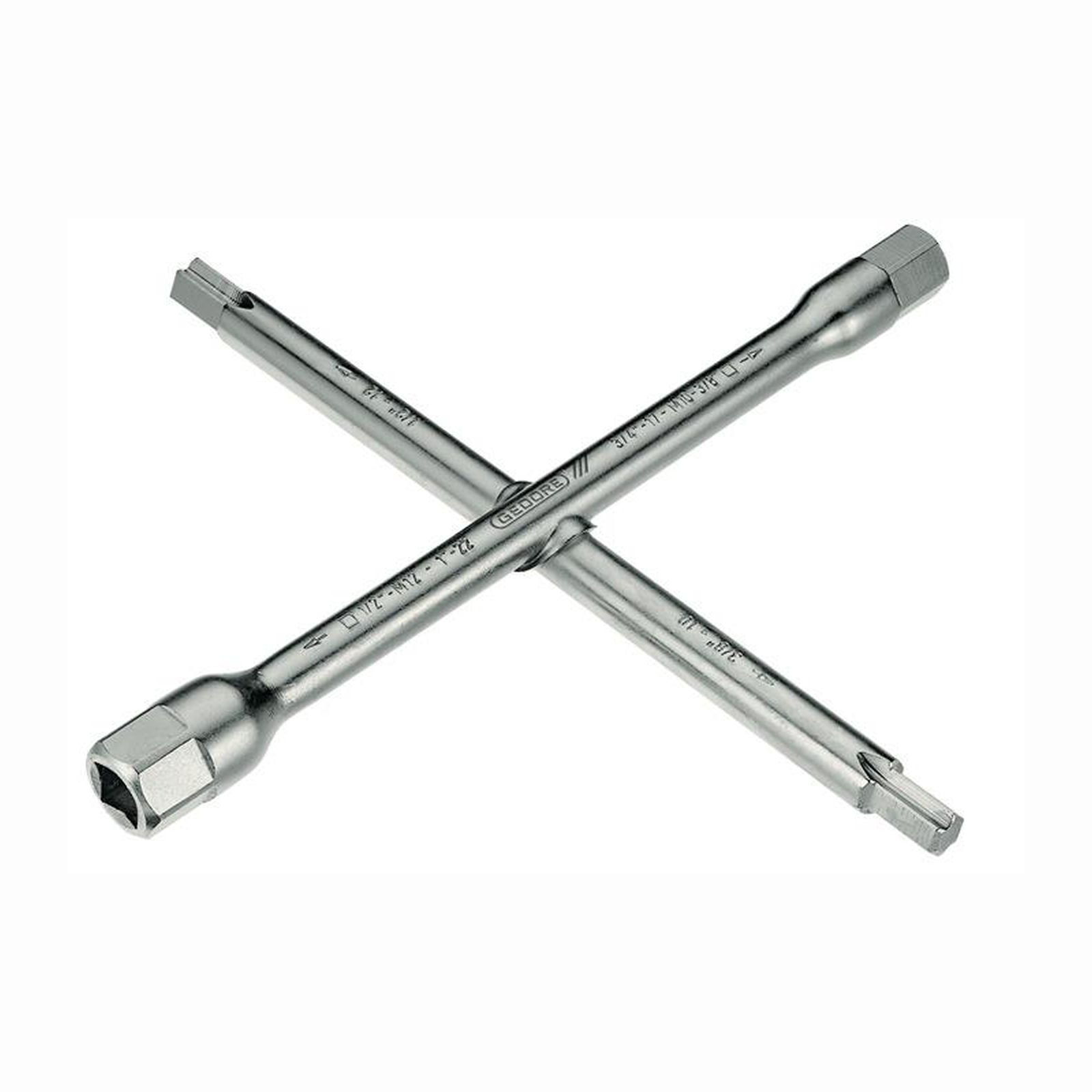 Gedore Sanitärkreuzschlüssel 378500 220 x 220 mm - 4512820