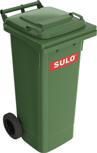 SULO Müllgroßbehälter 80l HDPE grün fahrbar,n.EN 840 - 1093343